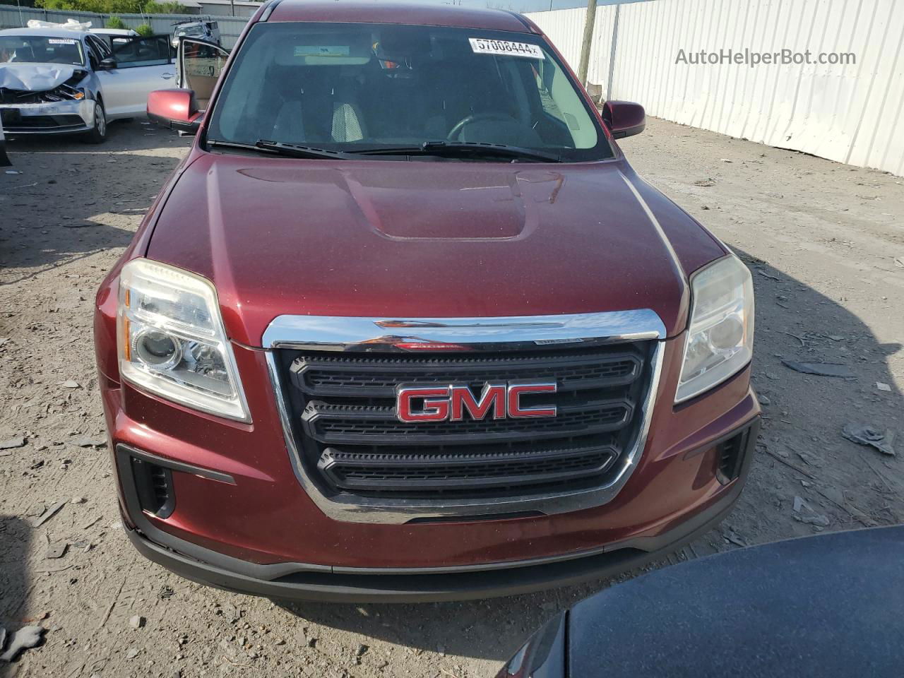 2017 Gmc Terrain Sle Красный vin: 2GKALMEK1H6216914