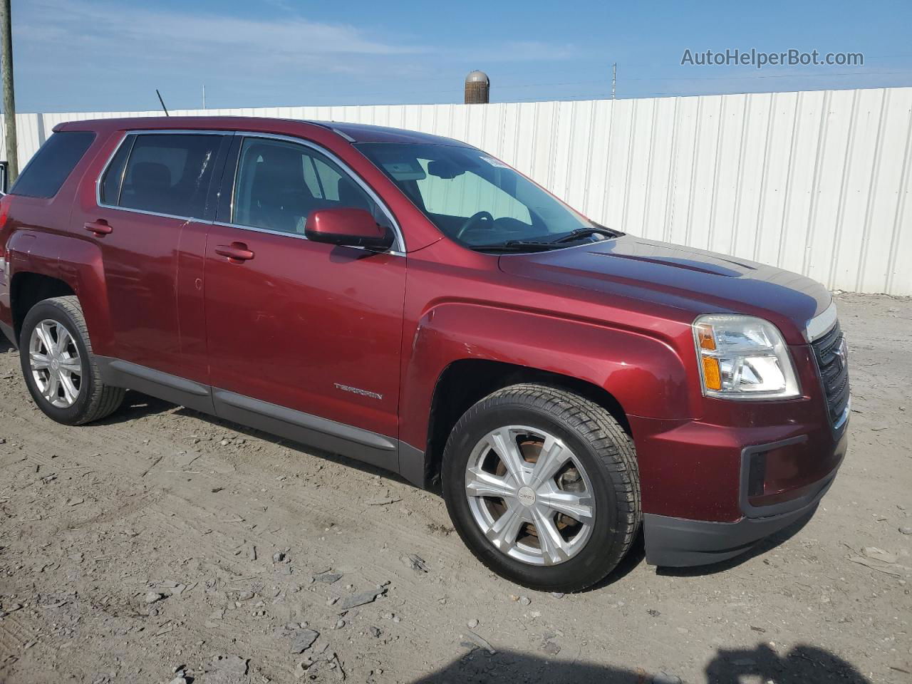 2017 Gmc Terrain Sle Red vin: 2GKALMEK1H6216914