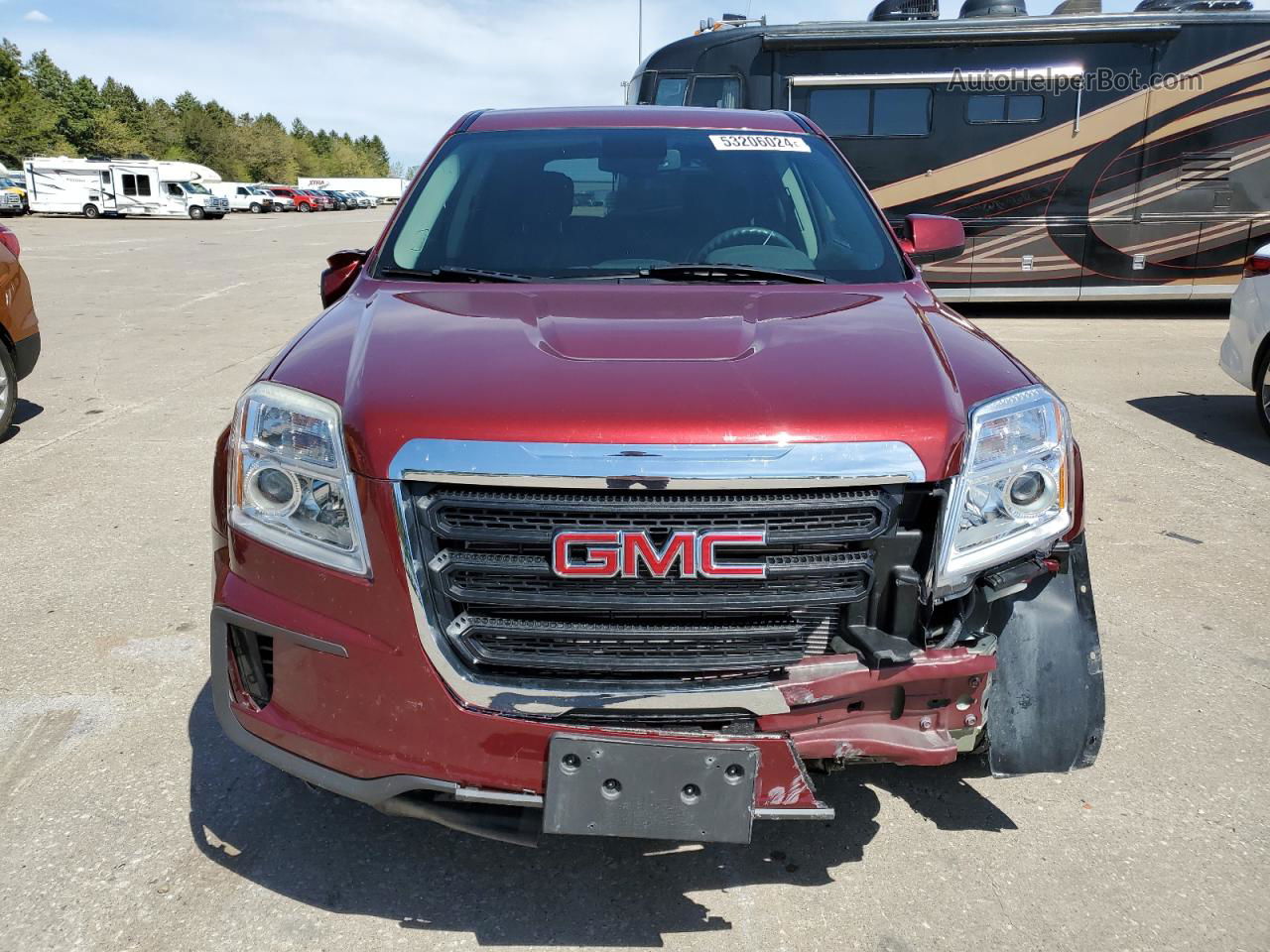 2017 Gmc Terrain Sle Burgundy vin: 2GKALMEK1H6250934