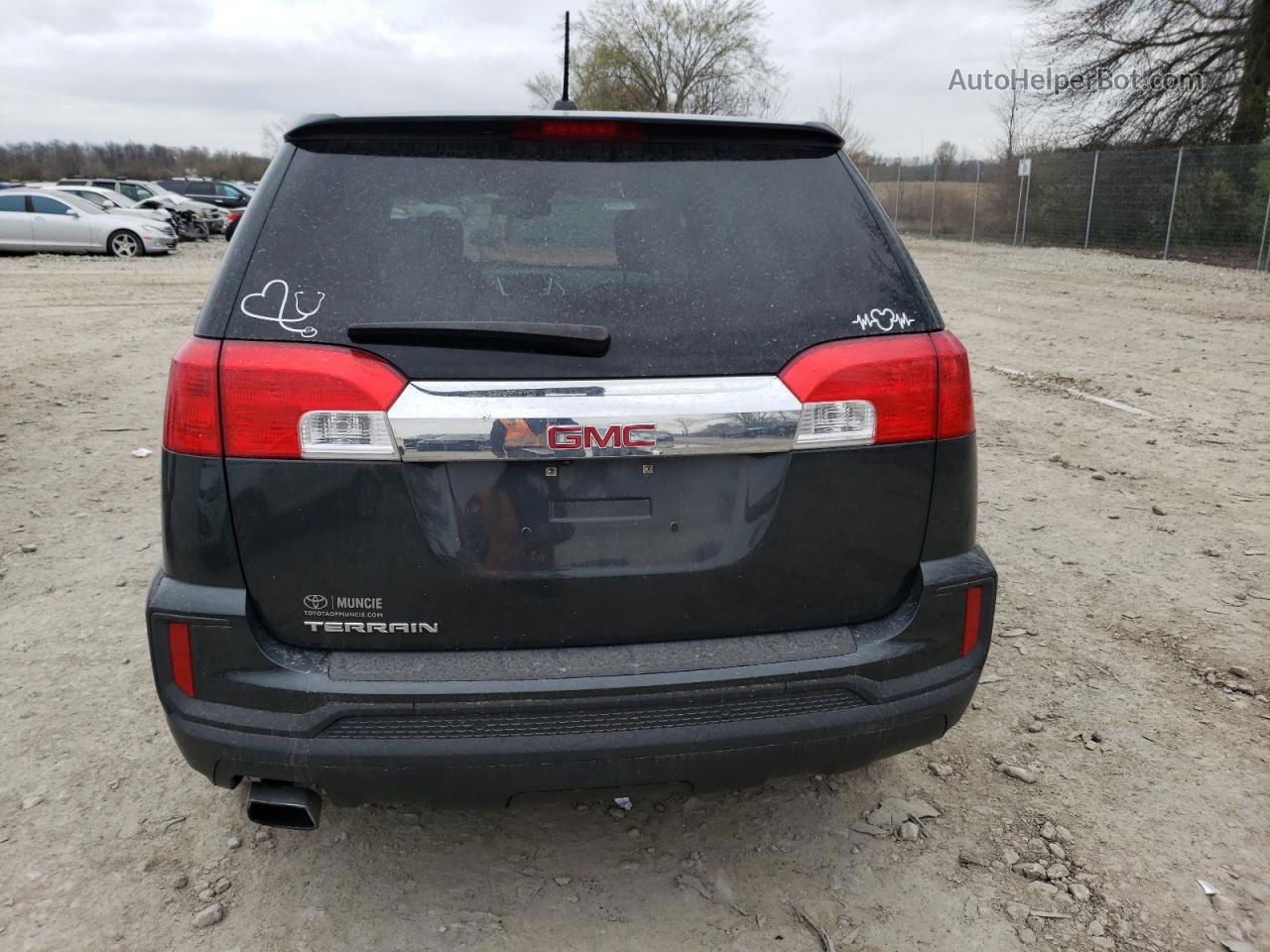 2017 Gmc Terrain Sle Charcoal vin: 2GKALMEK1H6256071