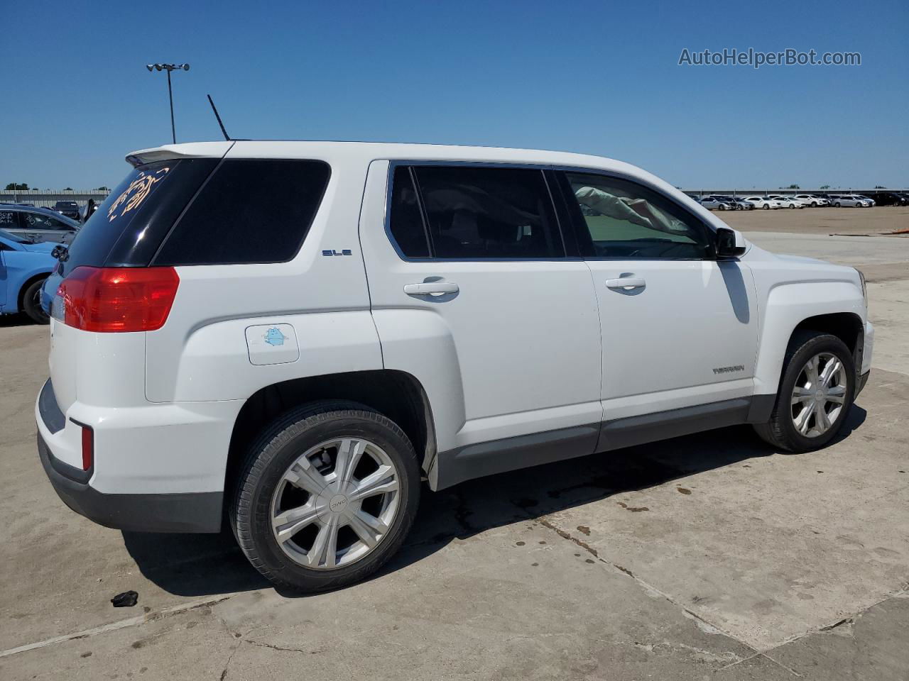 2017 Gmc Terrain Sle White vin: 2GKALMEK1H6265692