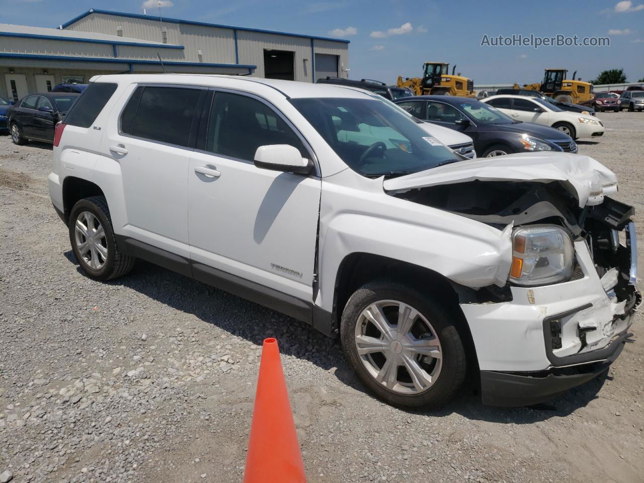 2017 Gmc Terrain Sle Белый vin: 2GKALMEK1H6344344