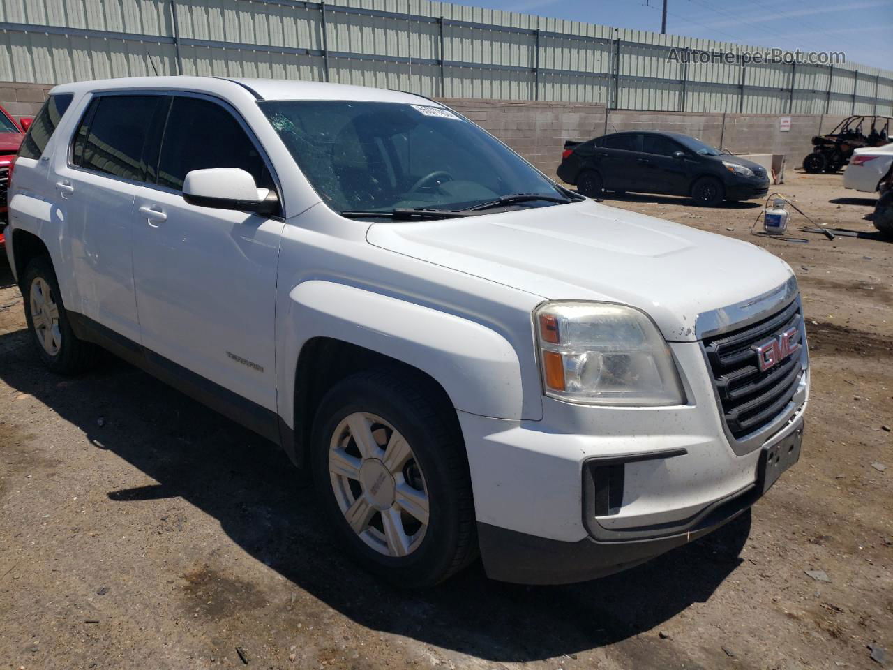 2016 Gmc Terrain Sle White vin: 2GKALMEK2G6264310