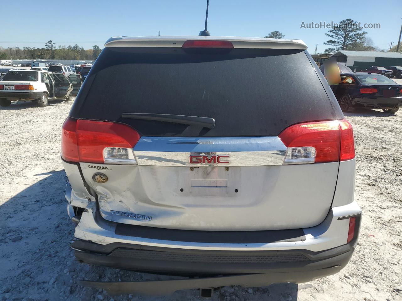 2016 Gmc Terrain Sle Silver vin: 2GKALMEK2G6333514