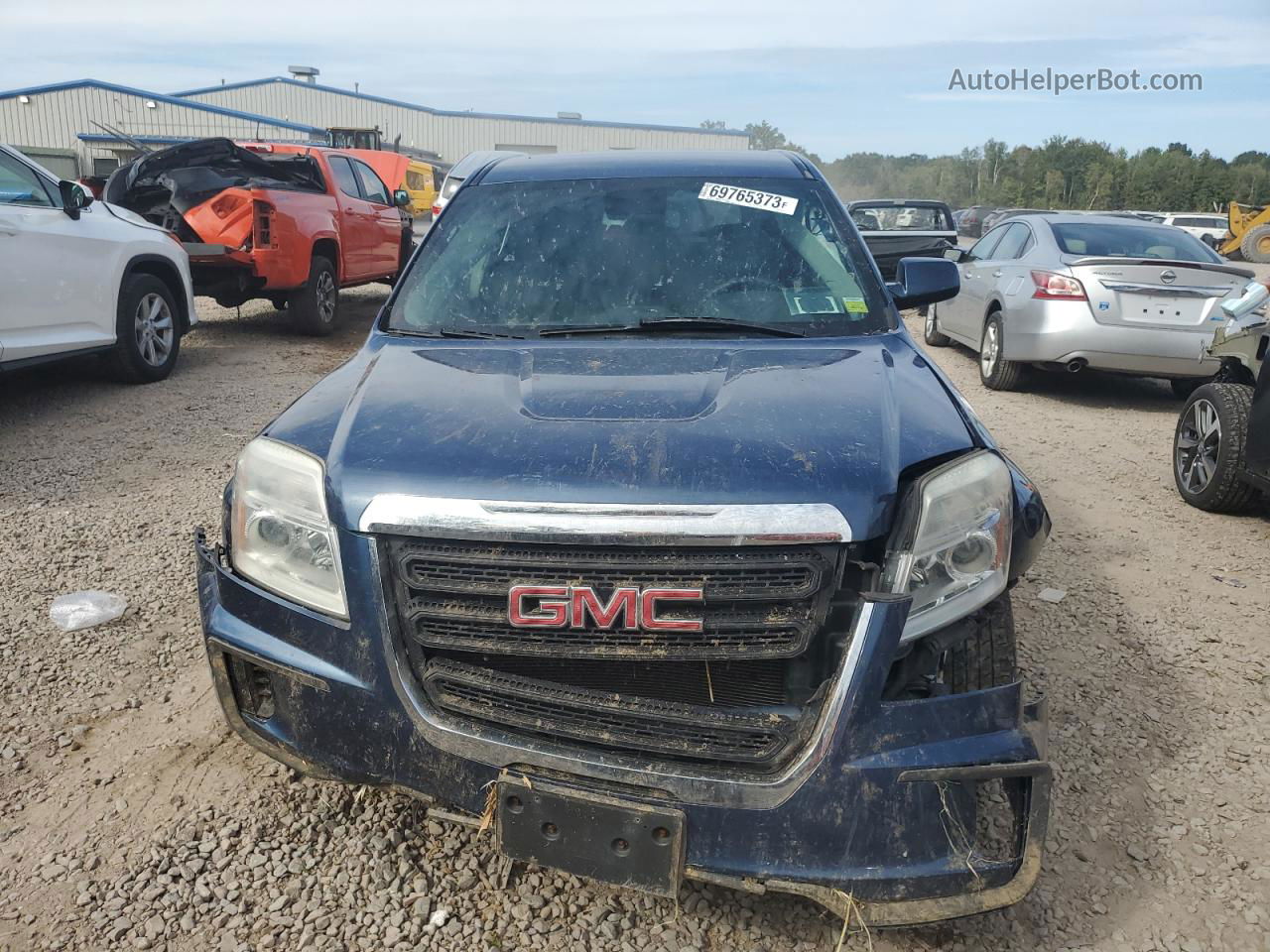 2016 Gmc Terrain Sle Blue vin: 2GKALMEK2G6357781