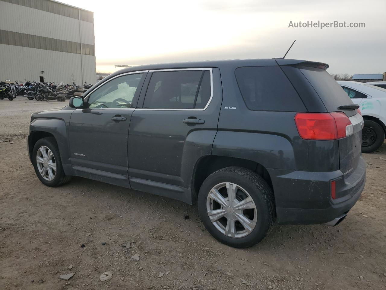 2017 Gmc Terrain Sle Серый vin: 2GKALMEK2H6114179