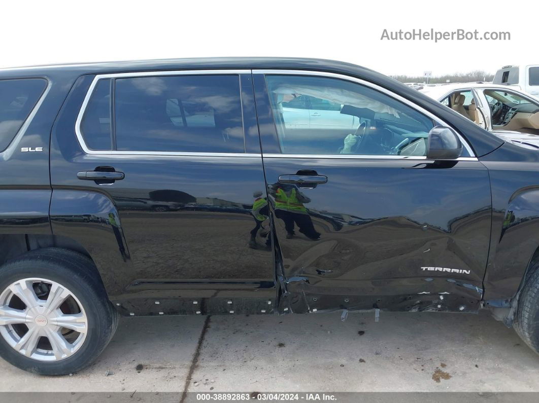 2017 Gmc Terrain Sle-1 Black vin: 2GKALMEK2H6272120