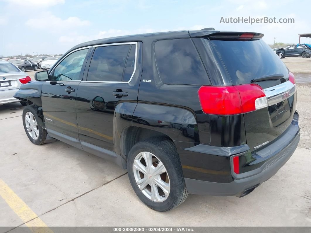 2017 Gmc Terrain Sle-1 Black vin: 2GKALMEK2H6272120