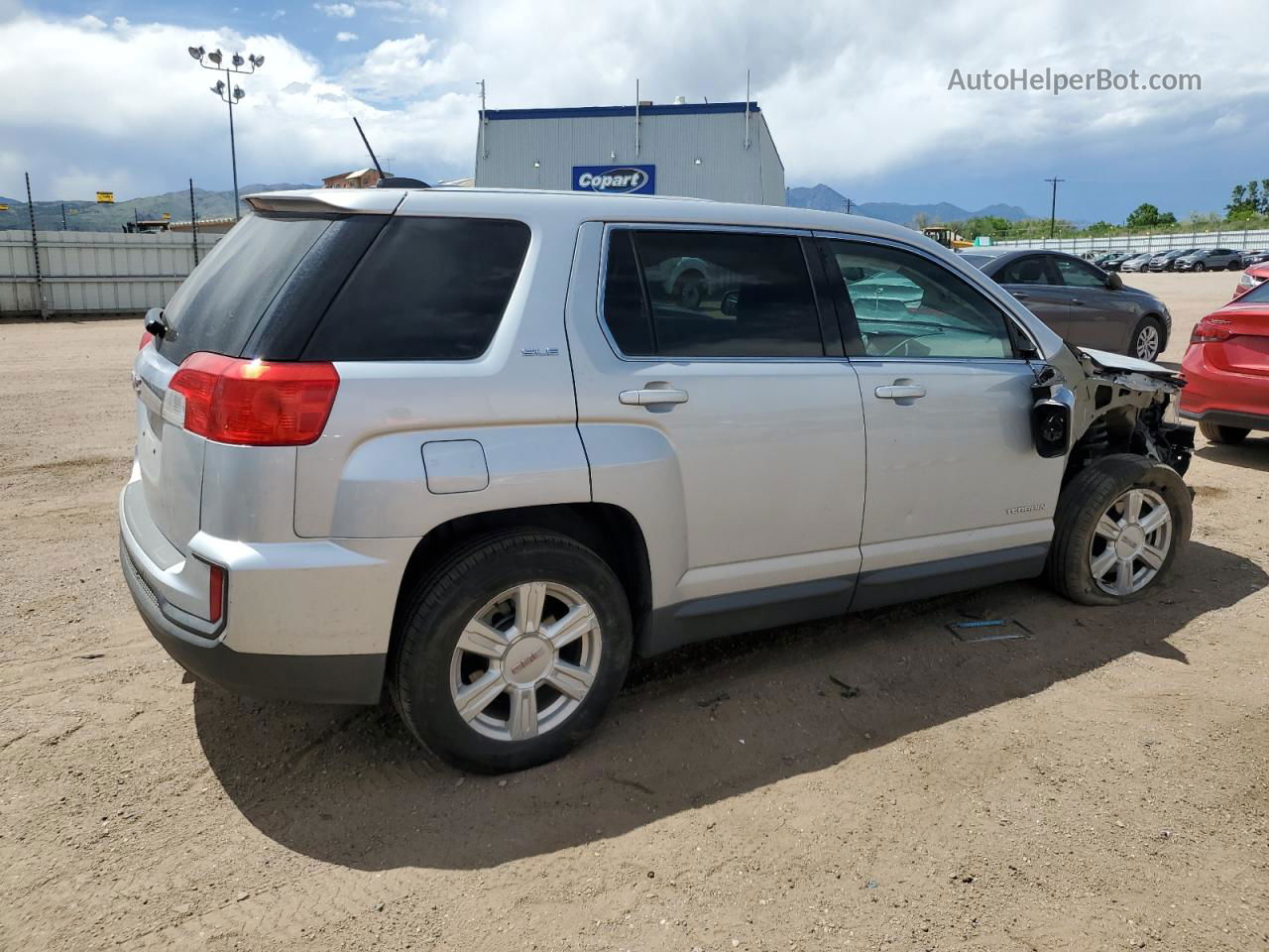 2016 Gmc Terrain Sle Silver vin: 2GKALMEK3G6329309