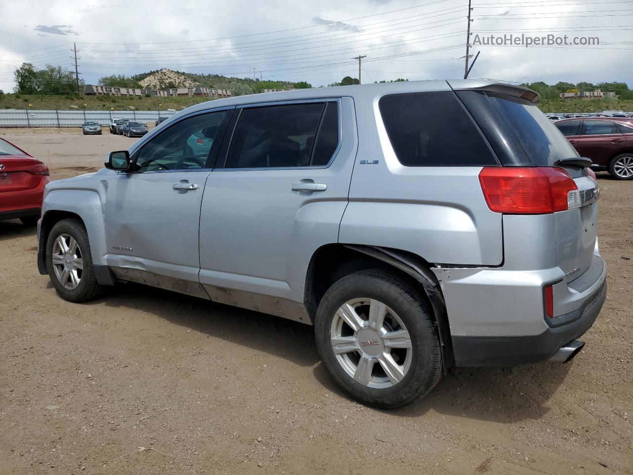 2016 Gmc Terrain Sle Silver vin: 2GKALMEK3G6329309