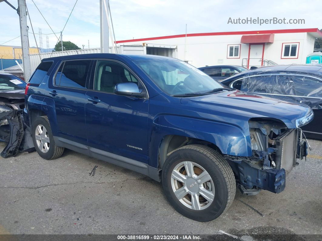 2016 Gmc Terrain Sle-1 Синий vin: 2GKALMEK3G6348345