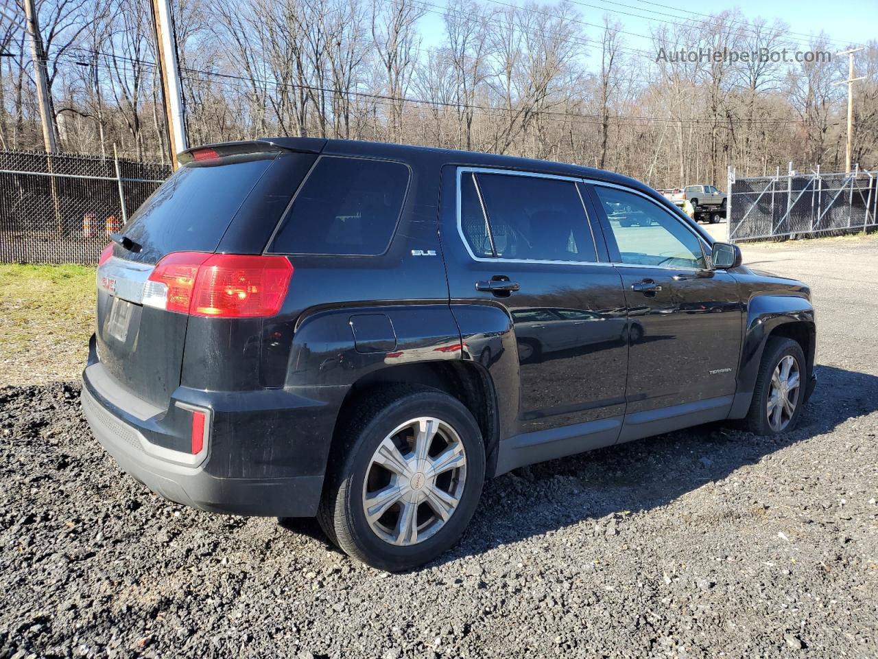 2017 Gmc Terrain Sle Black vin: 2GKALMEK3H6293039