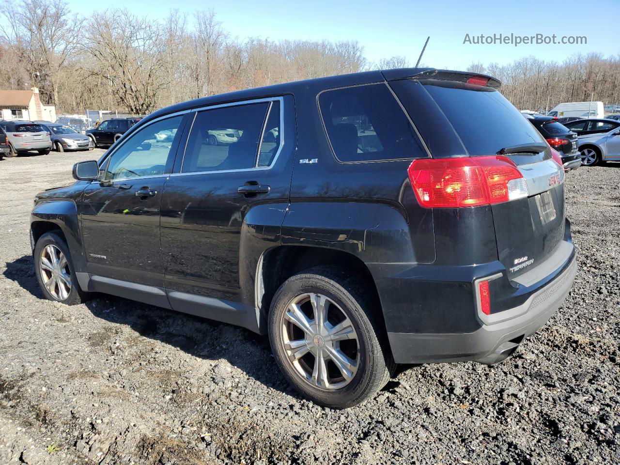 2017 Gmc Terrain Sle Black vin: 2GKALMEK3H6293039