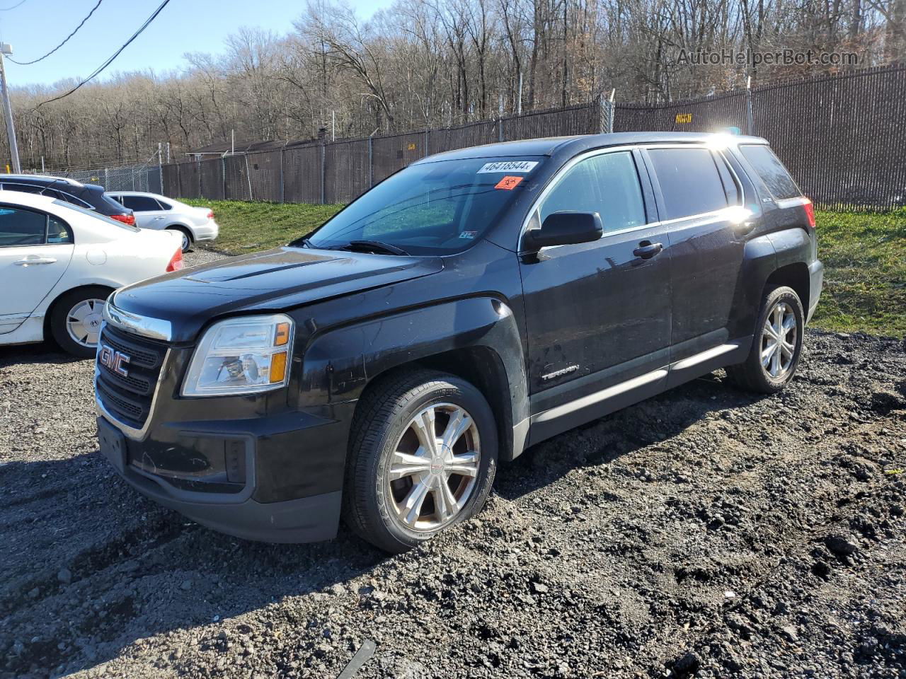 2017 Gmc Terrain Sle Black vin: 2GKALMEK3H6293039