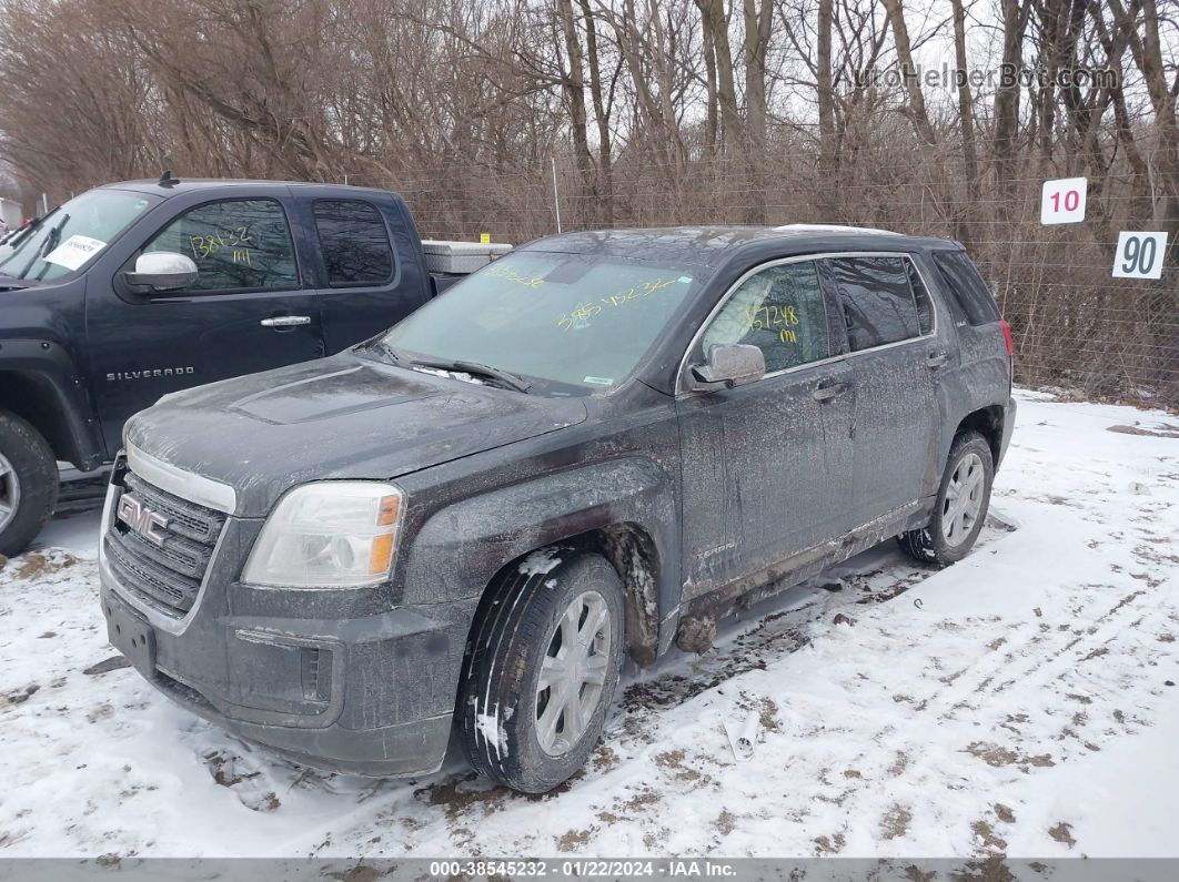 2017 Gmc Terrain Sle-1 Черный vin: 2GKALMEK3H6305769