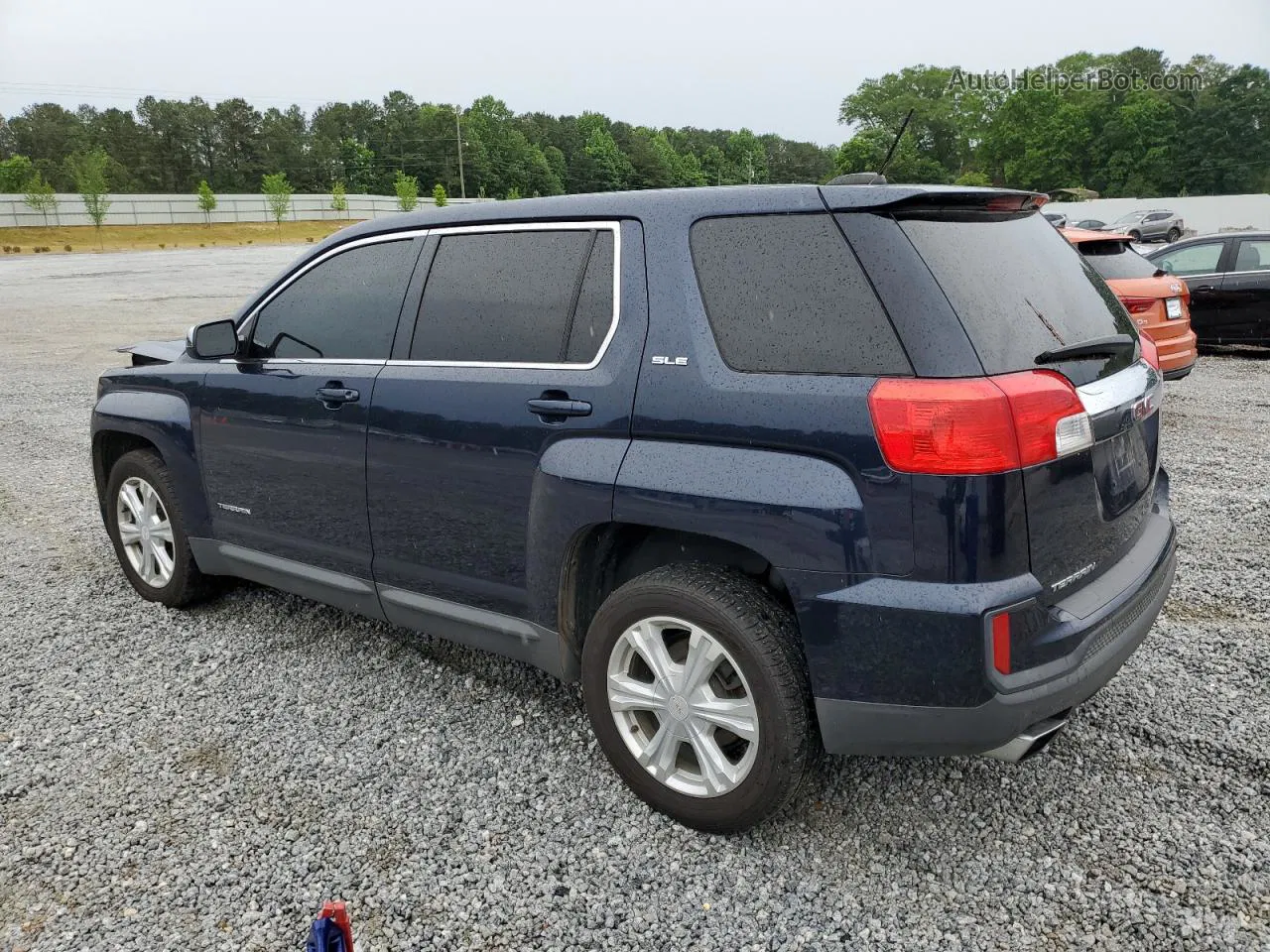 2017 Gmc Terrain Sle Blue vin: 2GKALMEK3H6316318