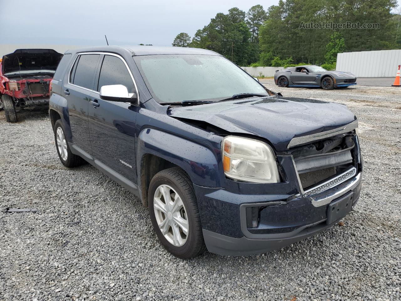 2017 Gmc Terrain Sle Blue vin: 2GKALMEK3H6316318