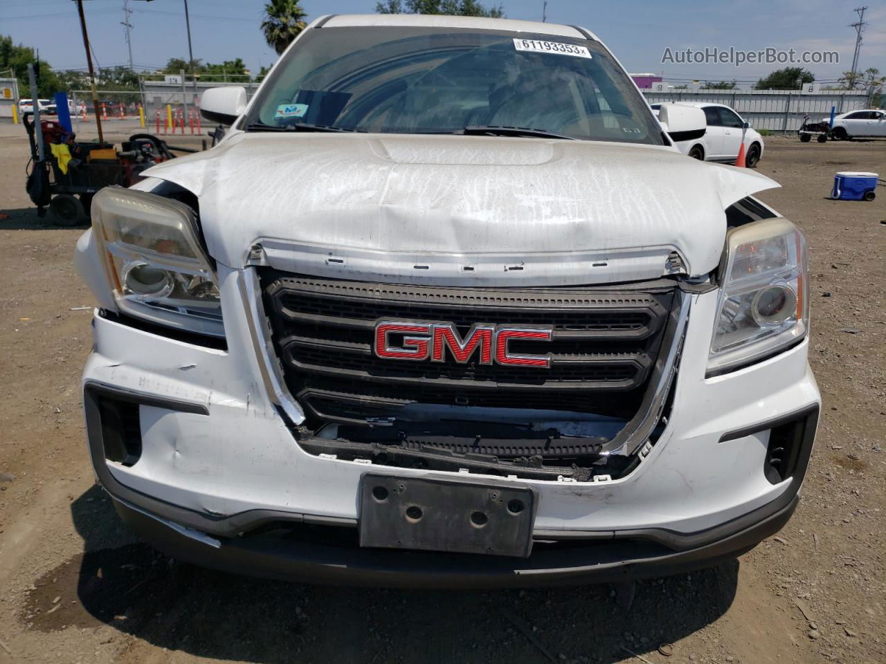 2016 Gmc Terrain Sle White vin: 2GKALMEK4G6183891