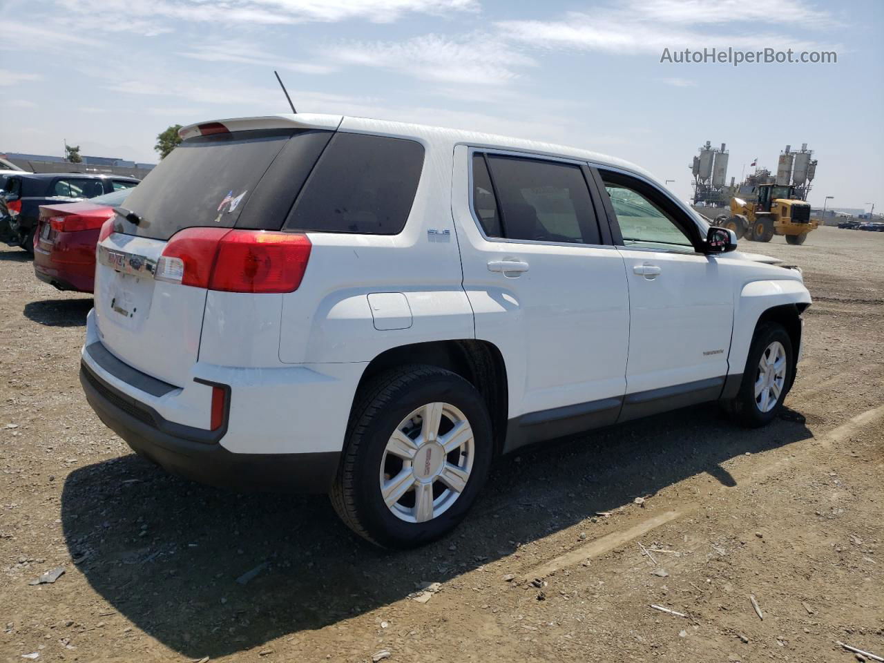 2016 Gmc Terrain Sle White vin: 2GKALMEK4G6183891