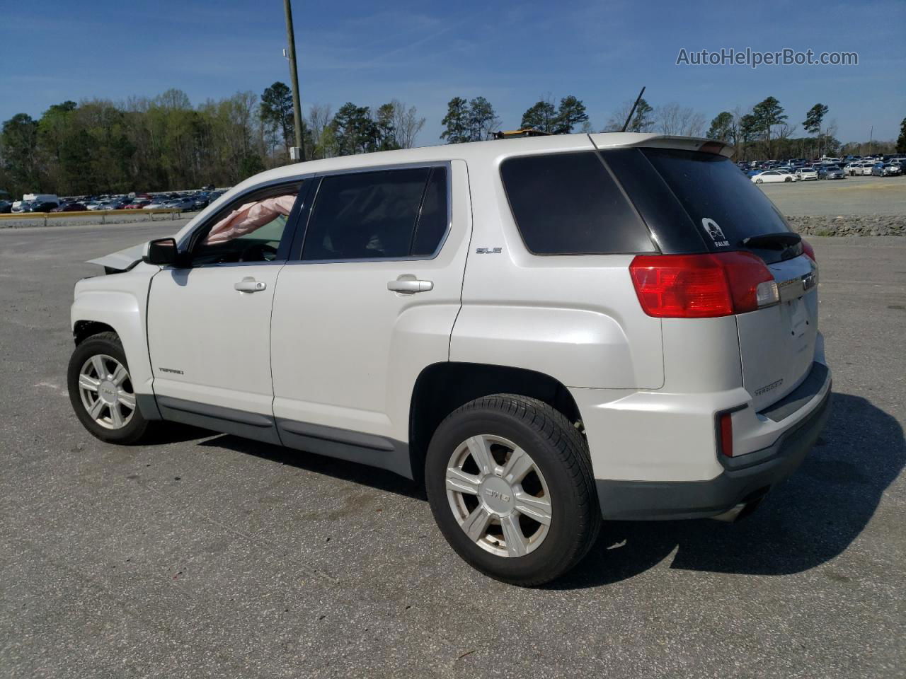 2016 Gmc Terrain Sle White vin: 2GKALMEK4G6187651