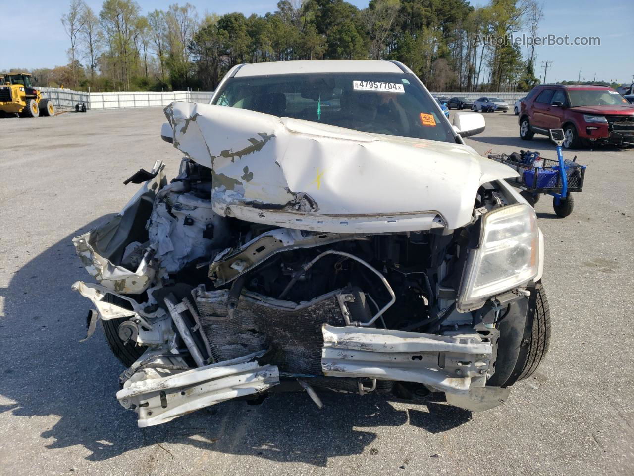 2016 Gmc Terrain Sle White vin: 2GKALMEK4G6187651