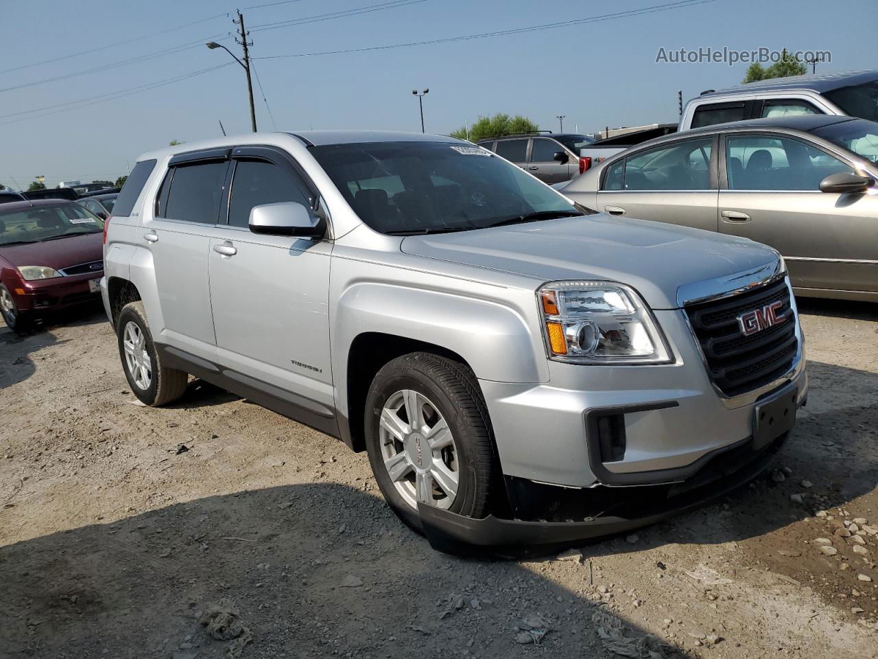 2016 Gmc Terrain Sle Silver vin: 2GKALMEK4G6234385