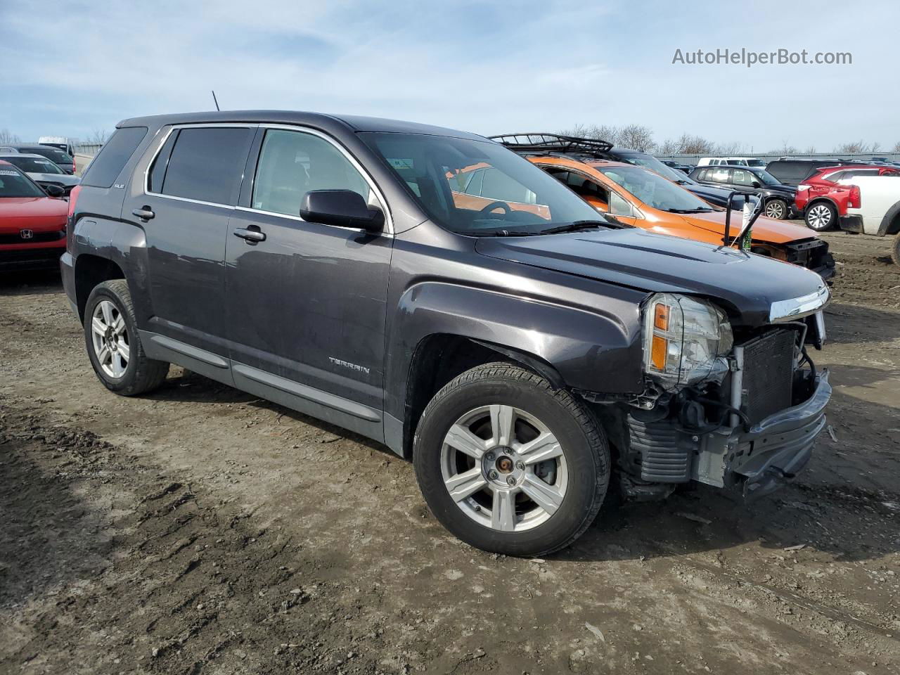 2016 Gmc Terrain Sle Серый vin: 2GKALMEK4G6252644