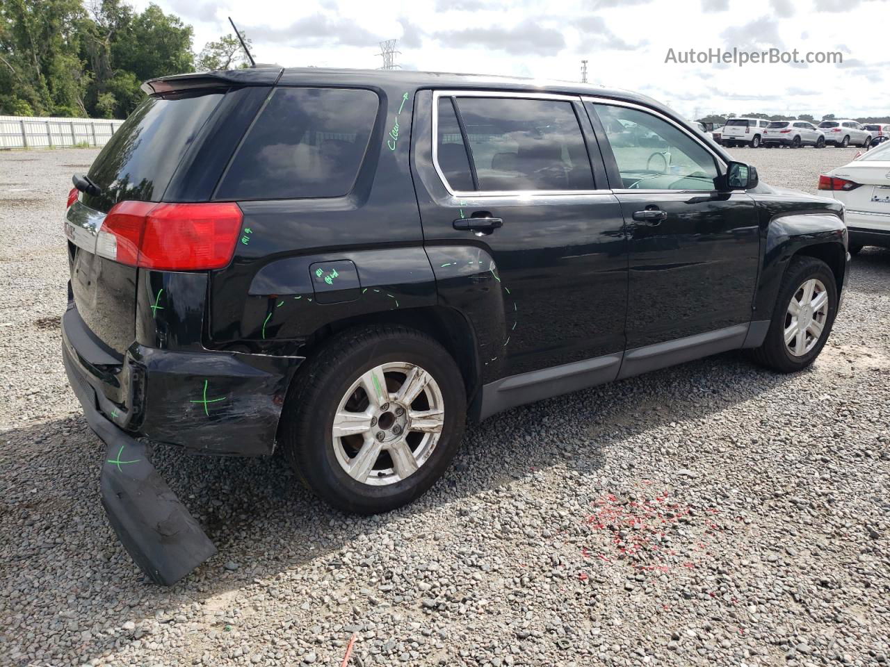 2016 Gmc Terrain Sle Black vin: 2GKALMEK4G6273459