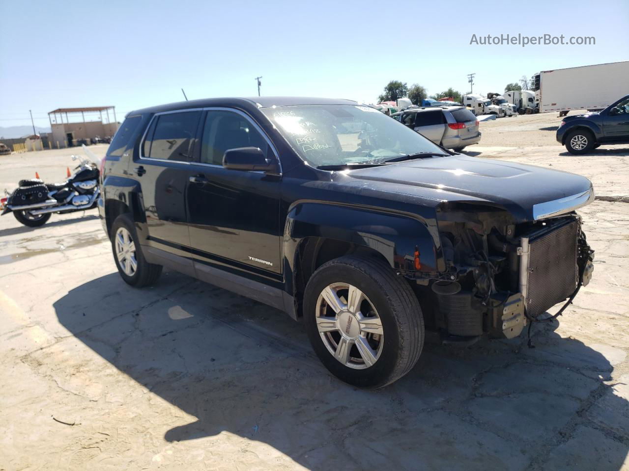 2016 Gmc Terrain Sle Черный vin: 2GKALMEK4G6307285