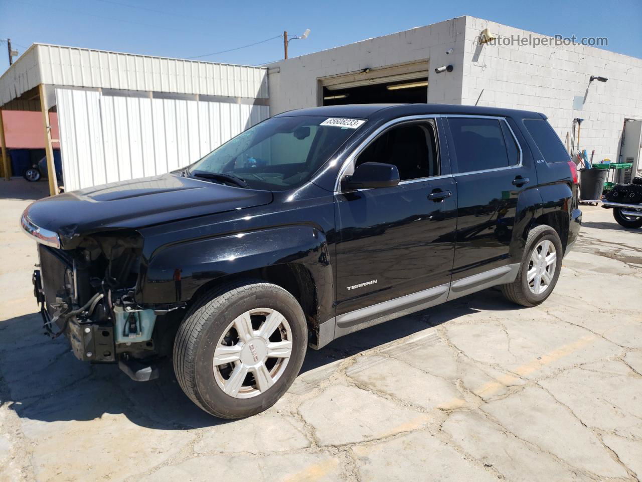 2016 Gmc Terrain Sle Черный vin: 2GKALMEK4G6307285