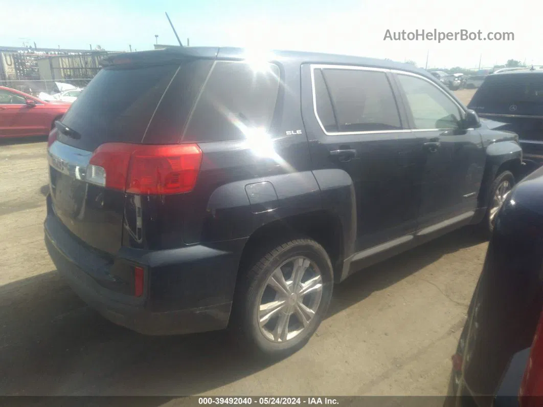 2017 Gmc Terrain Sle-1 Dark Blue vin: 2GKALMEK4H6146518