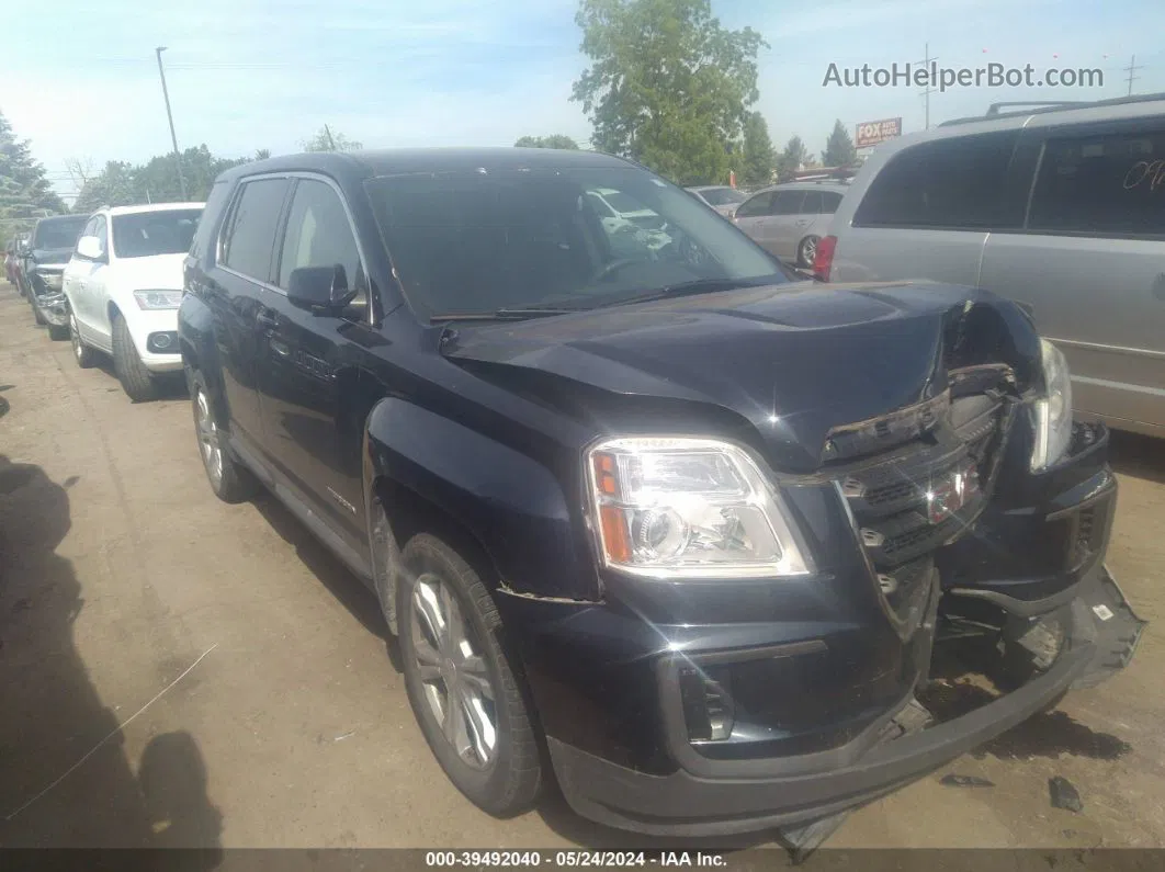 2017 Gmc Terrain Sle-1 Dark Blue vin: 2GKALMEK4H6146518