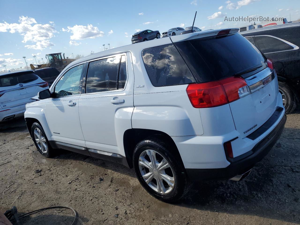 2017 Gmc Terrain Sle White vin: 2GKALMEK4H6190468