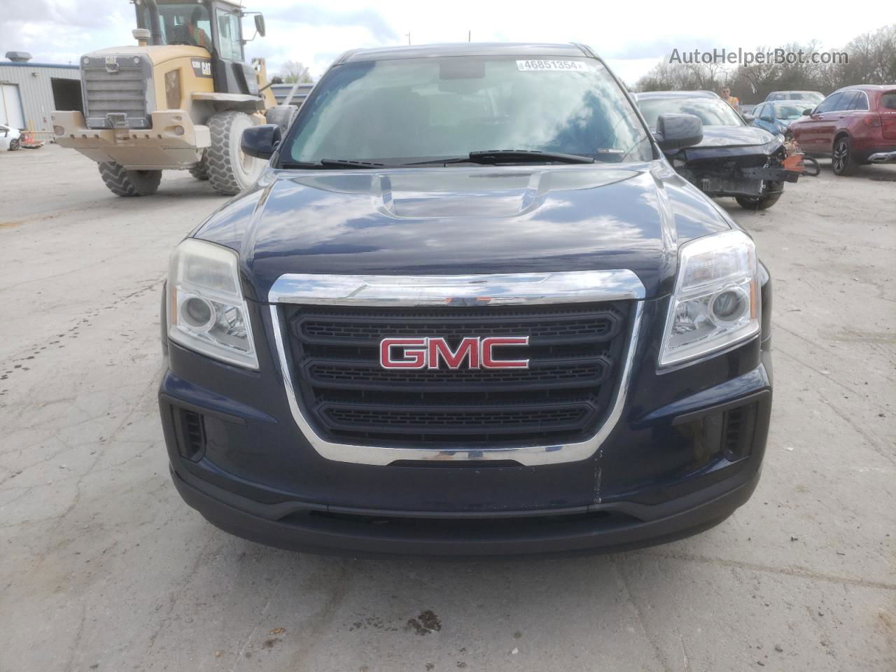 2017 Gmc Terrain Sle Синий vin: 2GKALMEK4H6244108