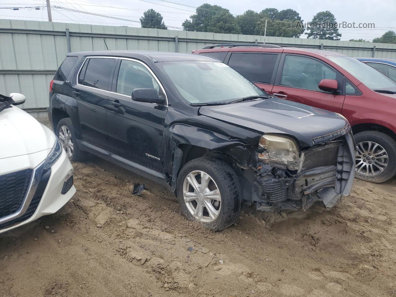 2017 Gmc Terrain Sle Black vin: 2GKALMEK5H6150867