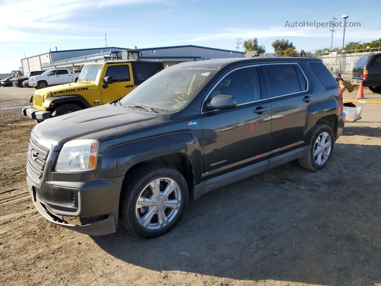 2017 Gmc Terrain Sle Черный vin: 2GKALMEK5H6154028