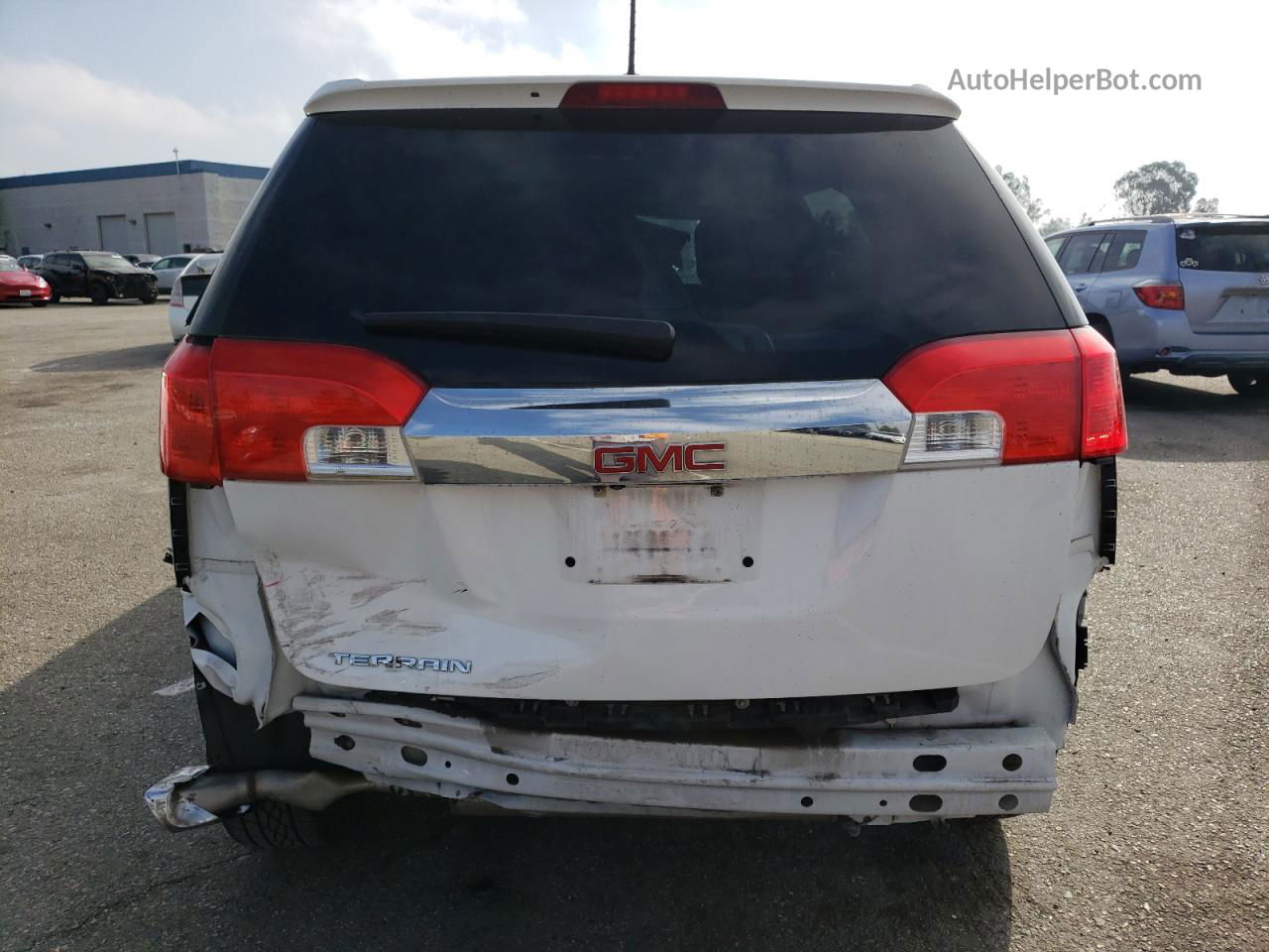 2017 Gmc Terrain Sle White vin: 2GKALMEK5H6170309