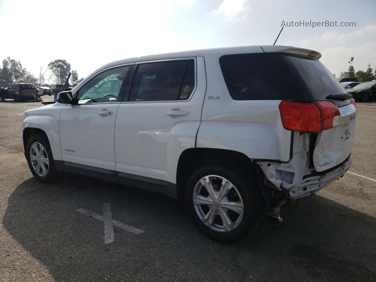 2017 Gmc Terrain Sle White vin: 2GKALMEK5H6170309