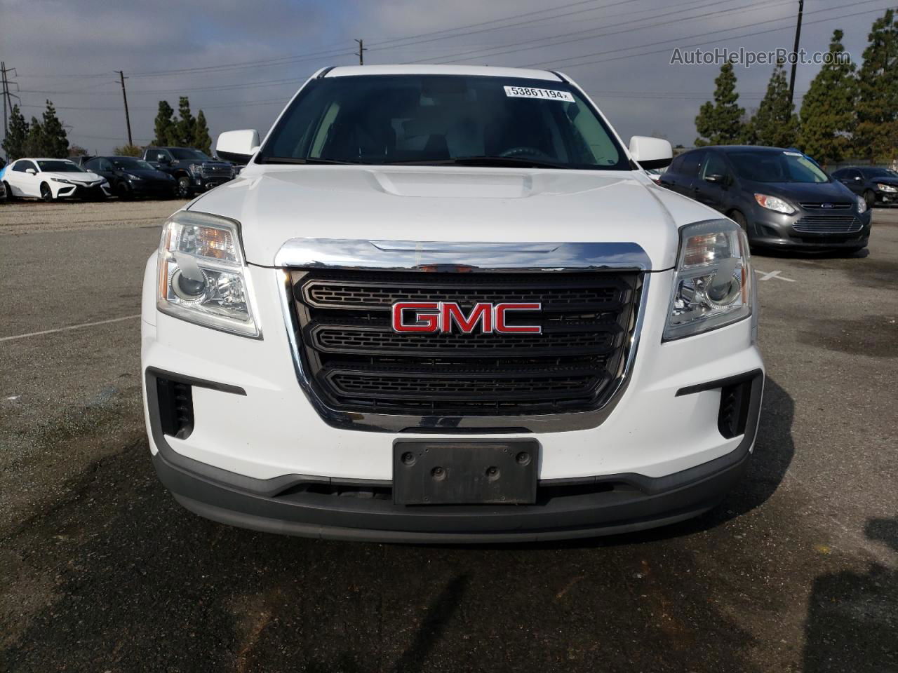 2017 Gmc Terrain Sle White vin: 2GKALMEK5H6170309