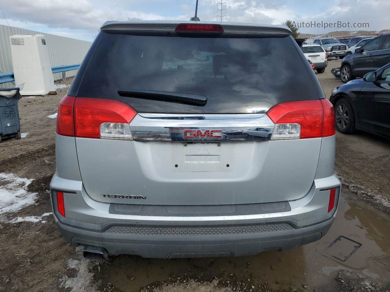 2017 Gmc Terrain Sle Silver vin: 2GKALMEK5H6176269