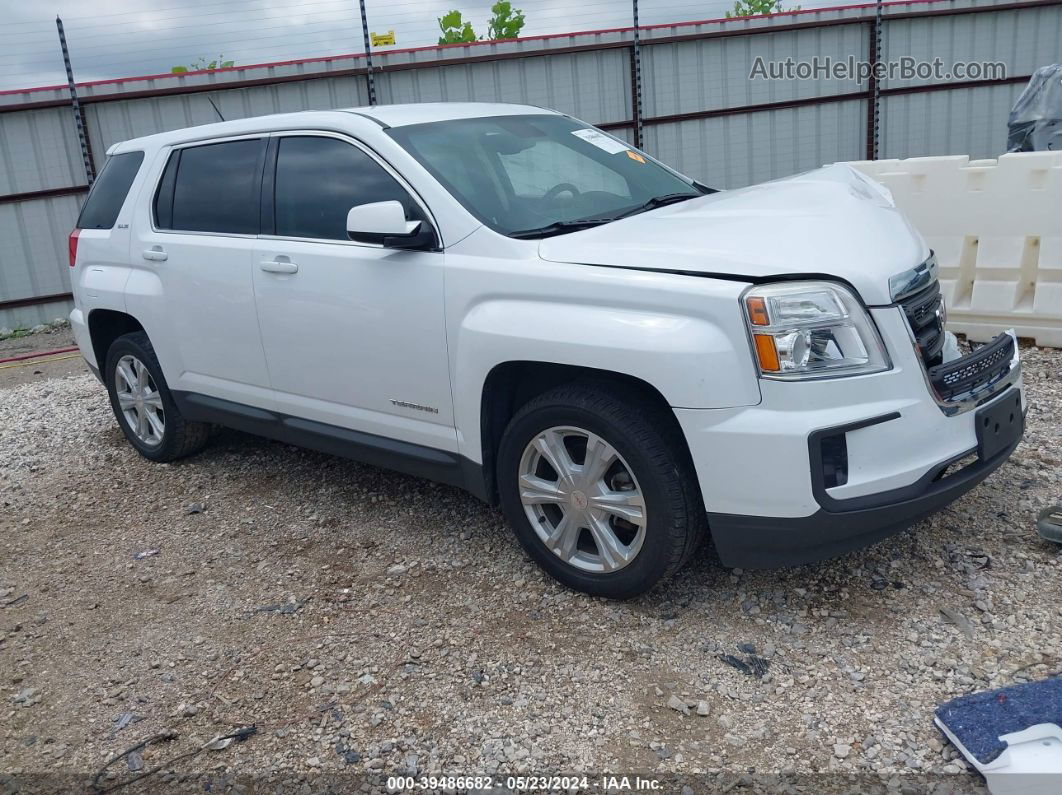 2017 Gmc Terrain Sle-1 White vin: 2GKALMEK5H6182105