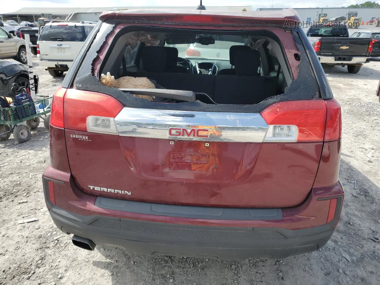 2017 Gmc Terrain Sle Red vin: 2GKALMEK5H6248555