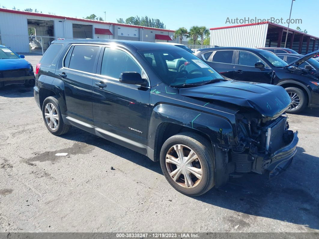 2017 Gmc Terrain Sle-1 Black vin: 2GKALMEK5H6342063