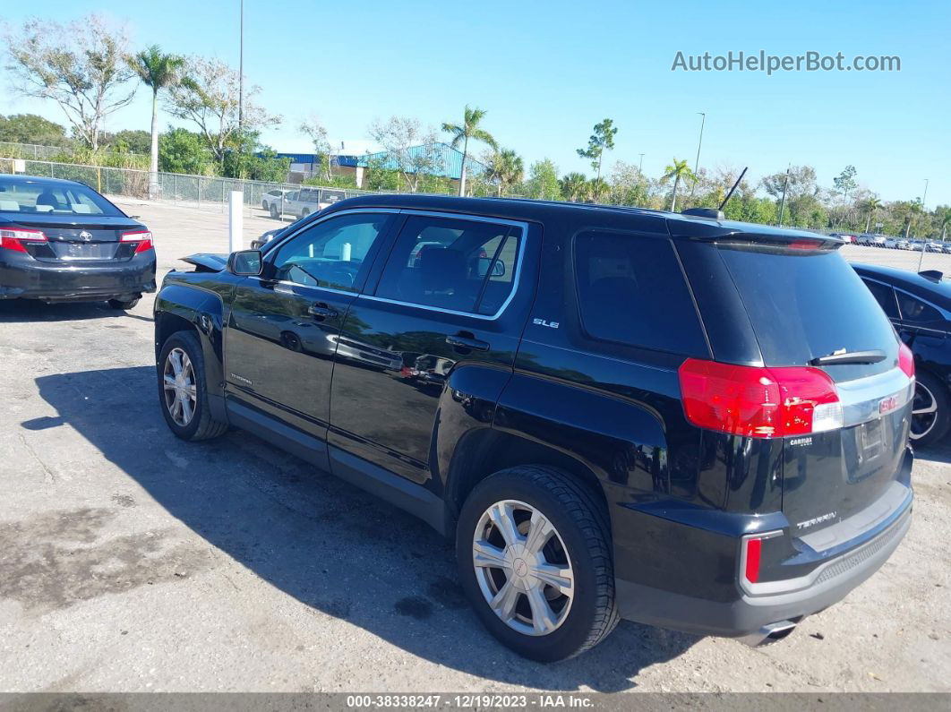 2017 Gmc Terrain Sle-1 Black vin: 2GKALMEK5H6342063