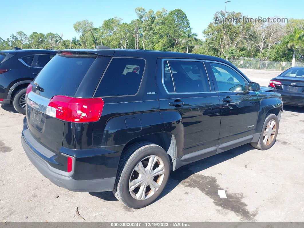 2017 Gmc Terrain Sle-1 Black vin: 2GKALMEK5H6342063