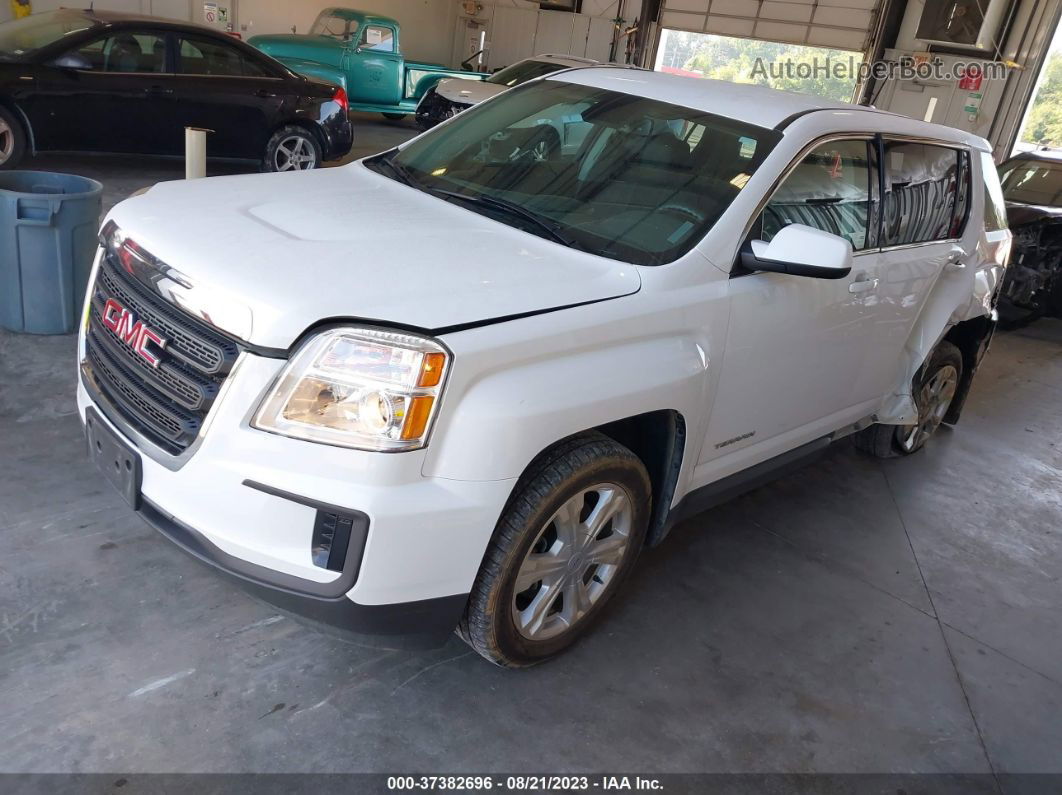 2017 Gmc Terrain Sle White vin: 2GKALMEK5H6347070