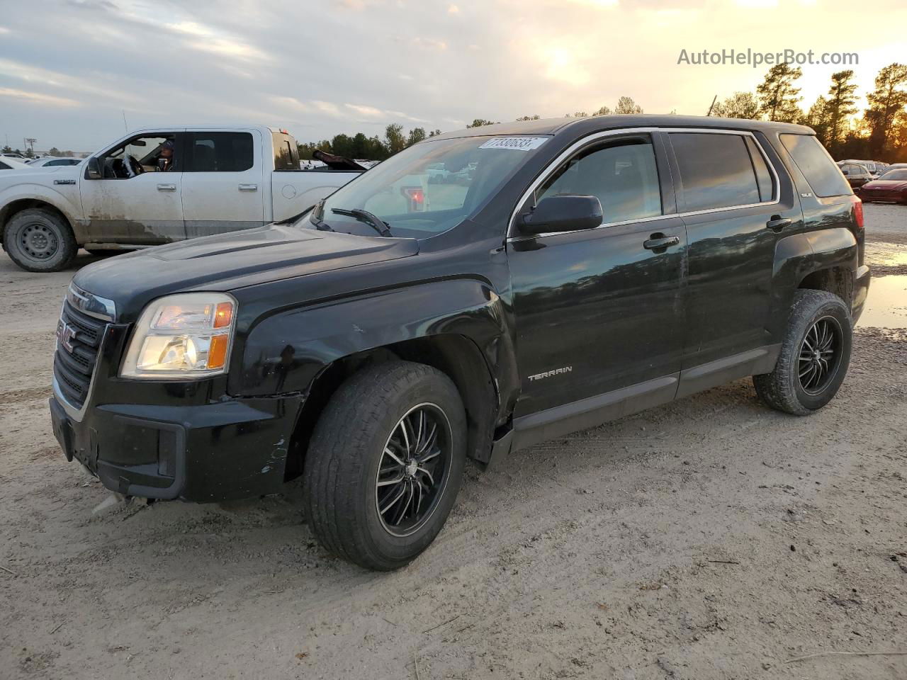 2016 Gmc Terrain Sle Черный vin: 2GKALMEK6G6197050