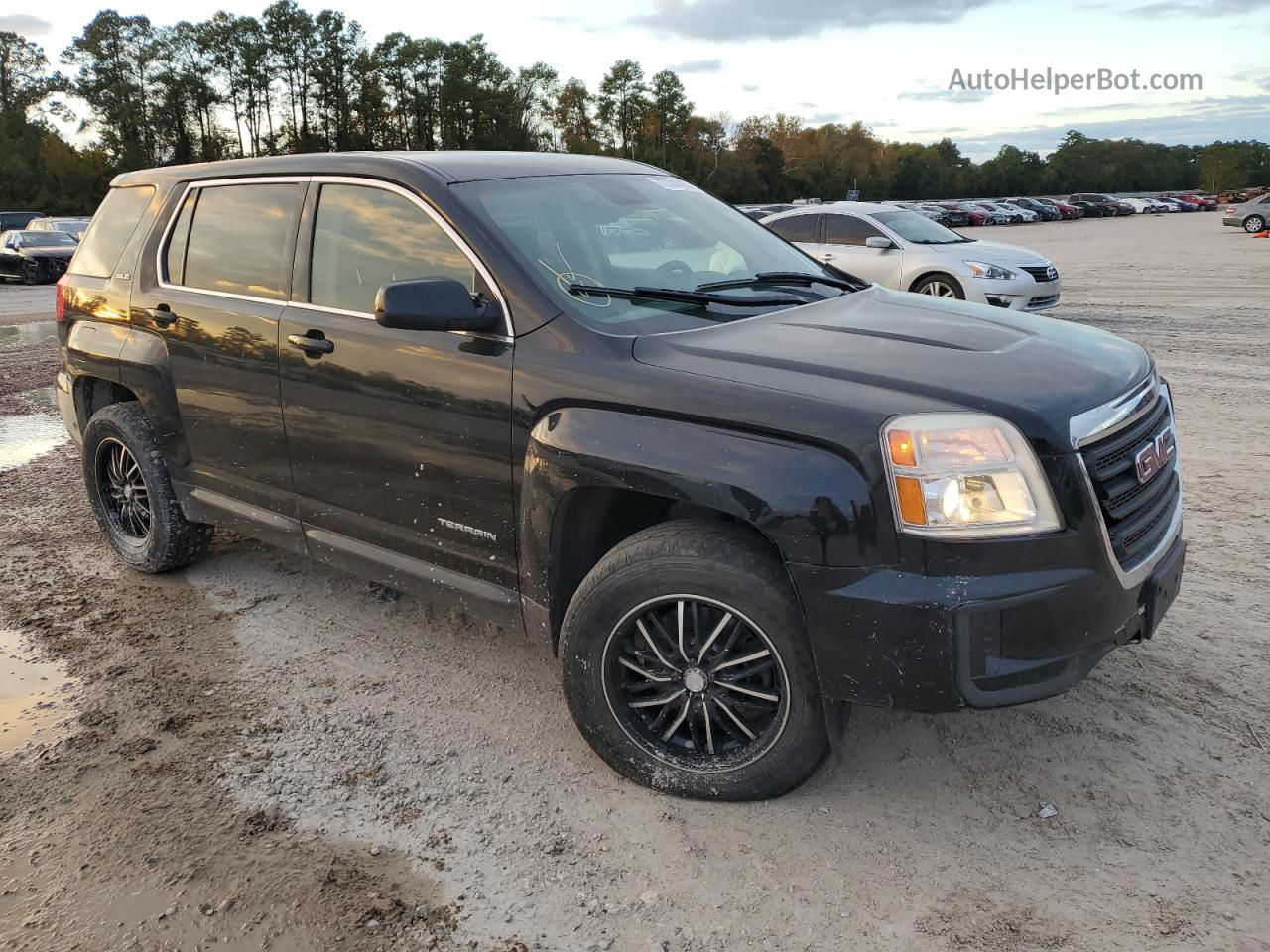 2016 Gmc Terrain Sle Black vin: 2GKALMEK6G6197050