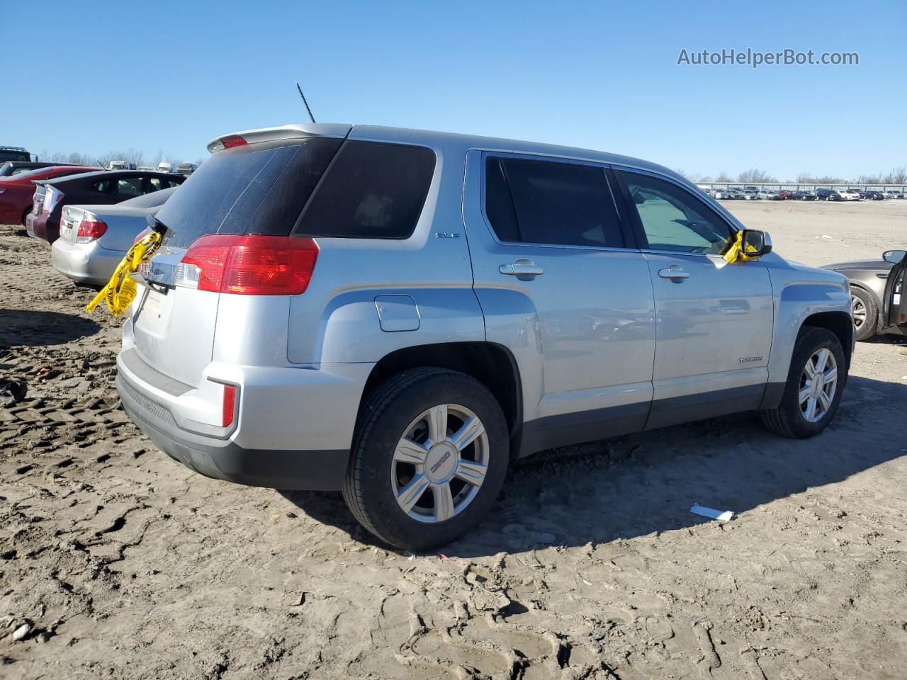 2016 Gmc Terrain Sle Silver vin: 2GKALMEK6G6198540