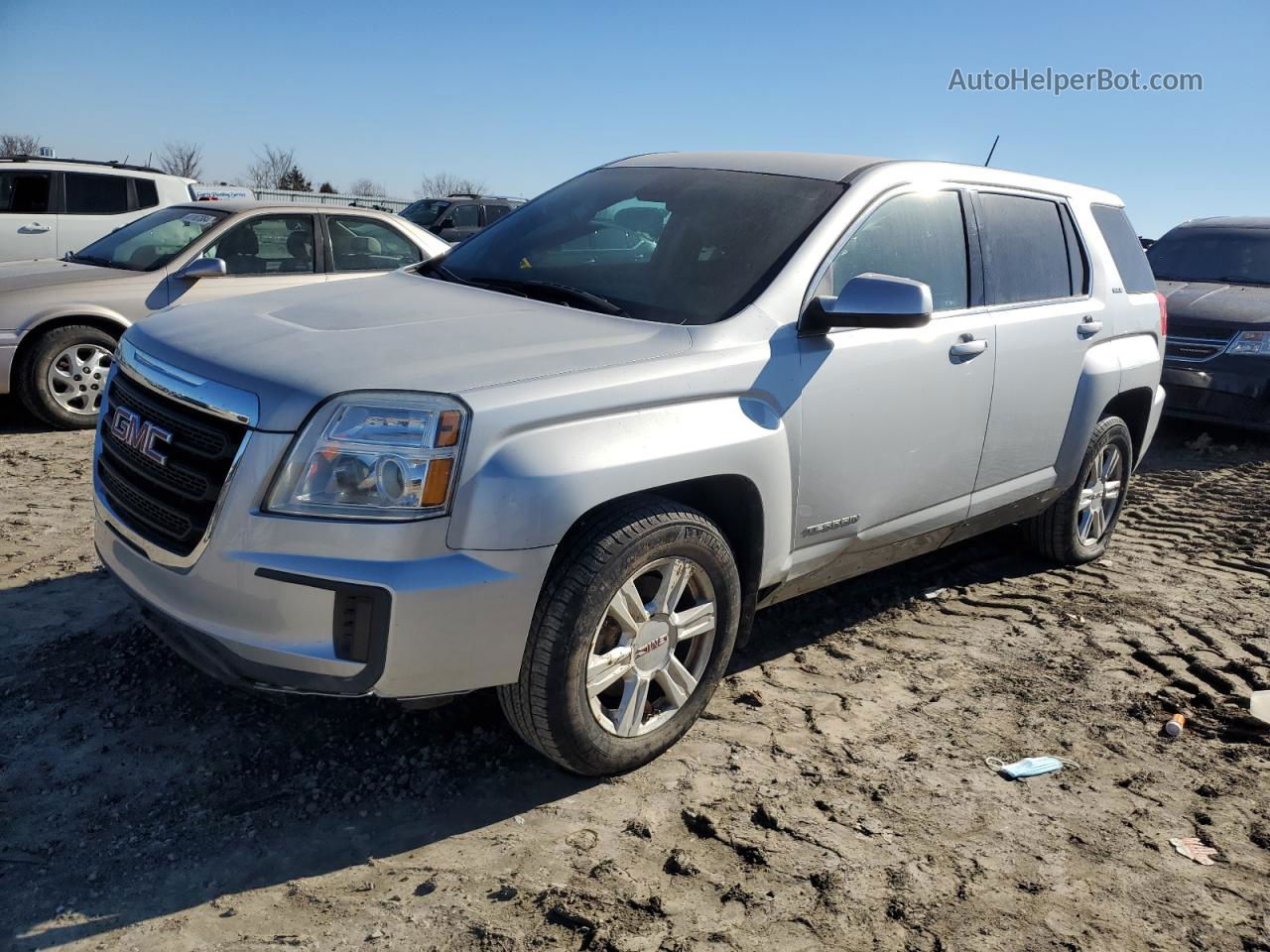 2016 Gmc Terrain Sle Silver vin: 2GKALMEK6G6198540